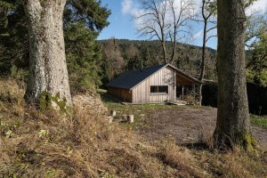 Pařezová chaloupka v Orlických horách od molo architekti