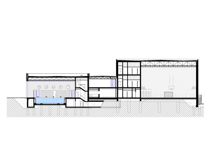 atelier-r, Aplikační centrum BALUO, řez A – foto