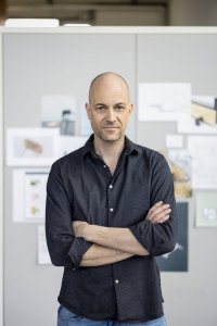 Autorem stánku je architekt Stephan Hürlemann.