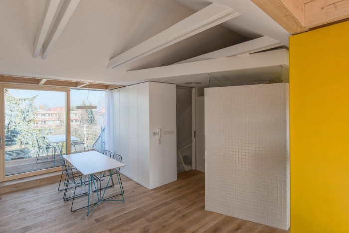 masparti, Podkrovní byt na třídě Míru – foto