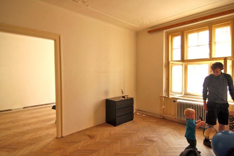 studio29, Interiér bytu na Letné, původní stav – foto