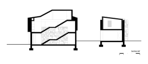 Branco Cavaleiro Arquitectos, House Areosa, řez A-A' – foto