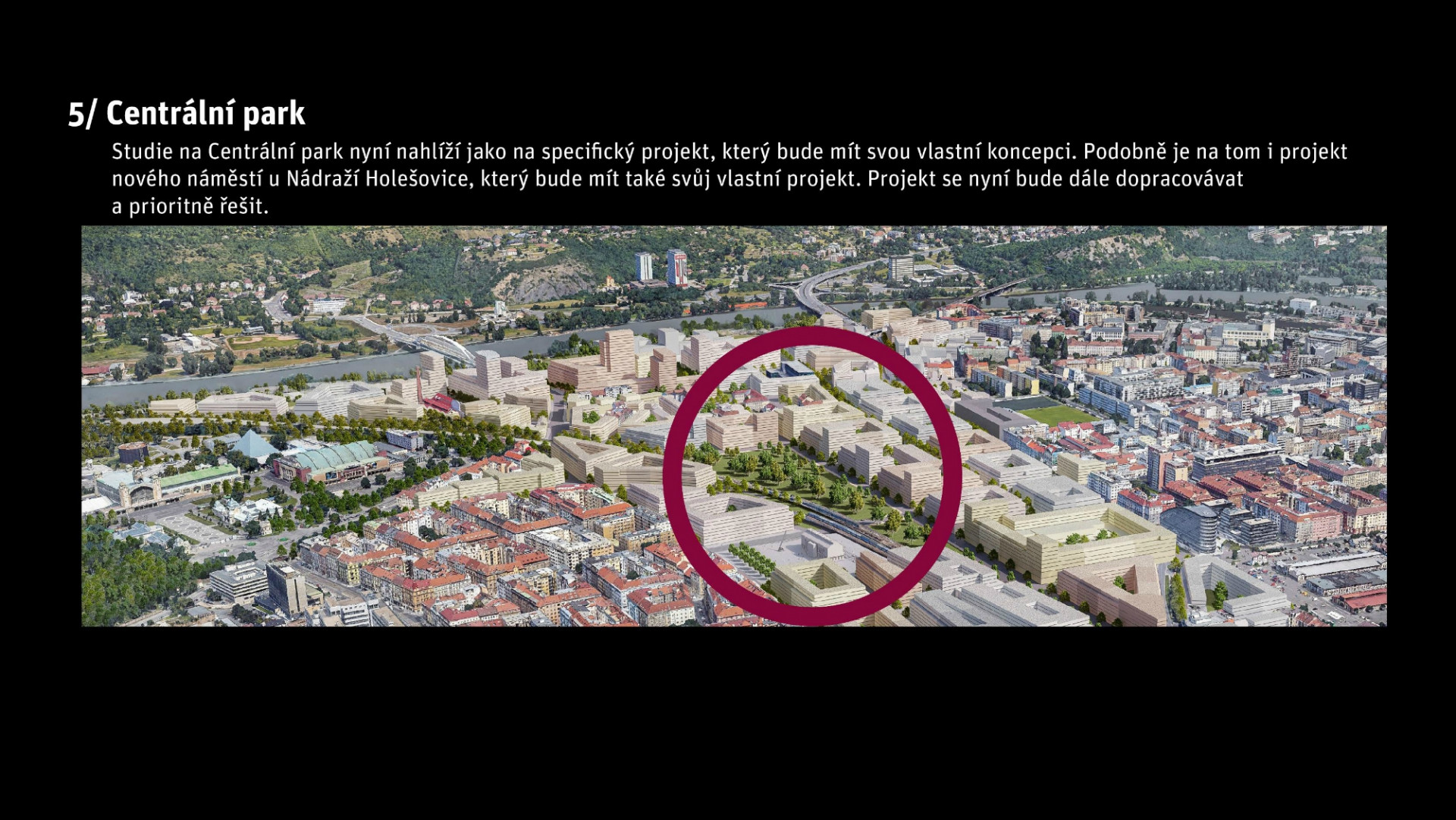 Hlavní změny čtvrti Bubny-Zátory. Zdroj: Institut plánování a rozvoje hl. m. Prahy (IPR)&nbsp;