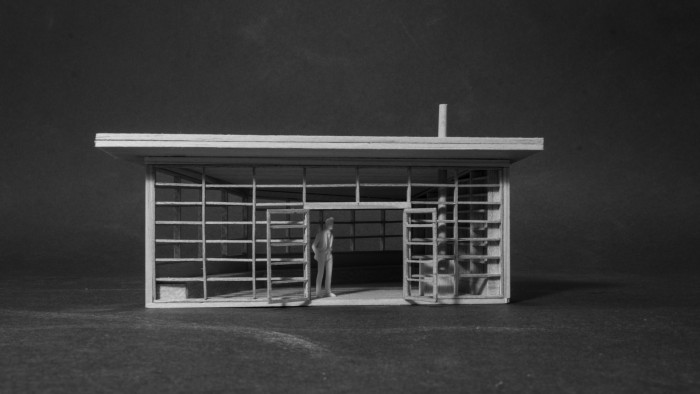 Altán městské knihovny ve Vamberku, Martin Kožnar, model