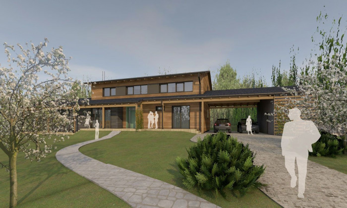 Dům s ozvěnami Karibiku, Irena Truhlářová, Ing. Martin Jirsa, ARCHCON atelier - vizualizace