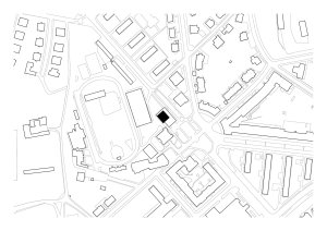Situace (Nástavba se zahradou v Praze-Dejvicích, Nácházel architekti)