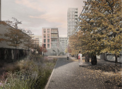 Bytový dům v Karlíně, vizualizace, Barbora Červeňová