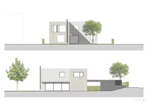 Rodinný dům Řeporyje, pohledy, FAM Architekti