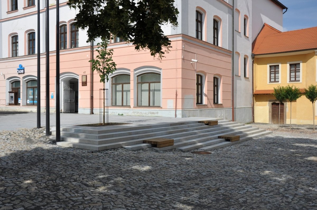 Revitalizace náměstí ve Stříbře, M&P Architekti