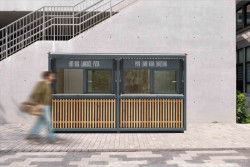 Modulární systém řady Y od Egoé posunuje dosavadní hranice využití venkovního prostoru. (na obrázku řada Market)