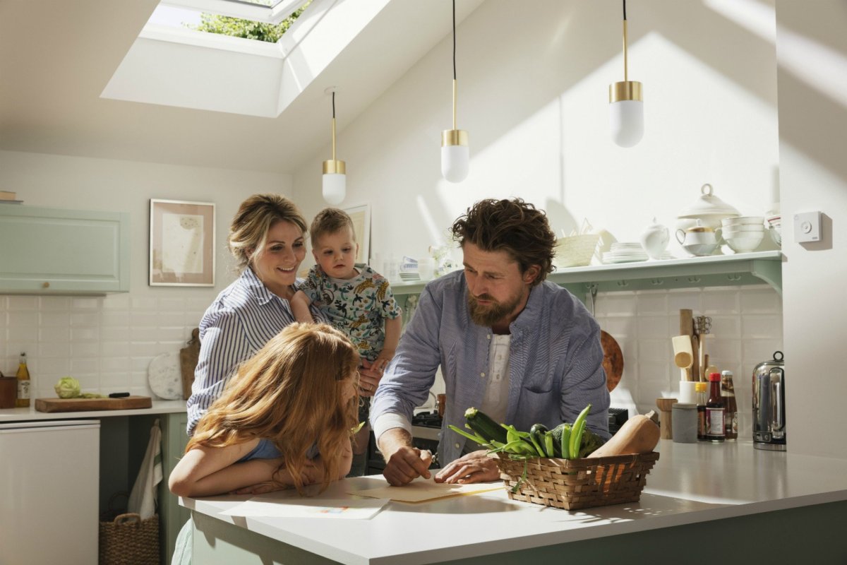 Systém automatického otevírání střešních oken, VELUX ACTIVE + NETATMO.