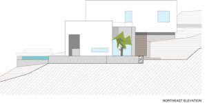 Vila NafplioBlu, Katerina Valsamaki Architects, pohled ze severovýchodu