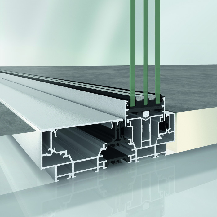 Posuvný systém Schüco AS PD 75.HI - detail