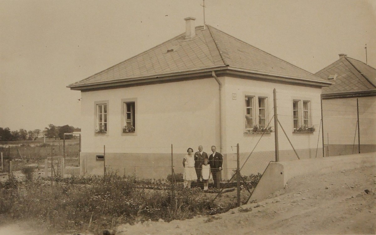 Jeden z rodinných domků v Bratislavě, Liptovská ulice.