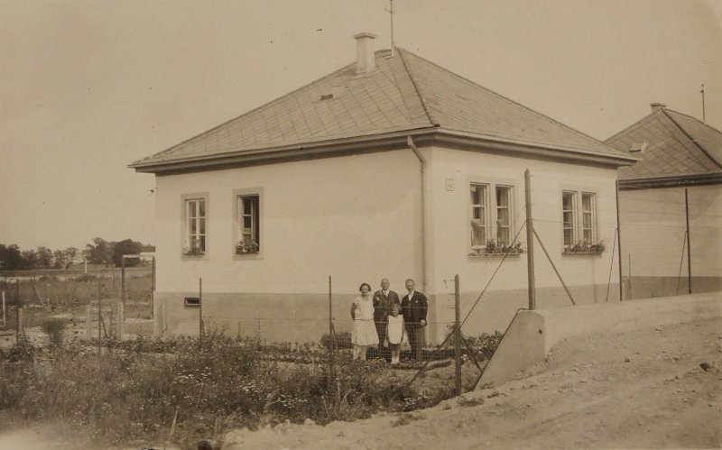Jeden z rodinných domků v Bratislavě, Liptovská ulice.