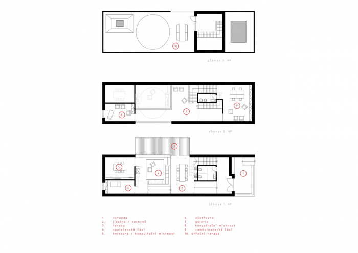 Barbora Slavíčková, Oxygen Home Kraków, půdorysy - foto