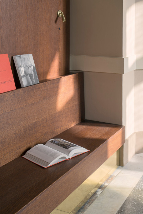 Interiéry předsálí České filharmonie v Rudolfinu, Lenka Míková architekti / Lenka Míková