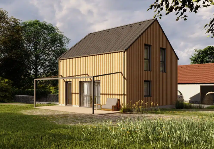 Patrové dřevostavby představují harmonické bydlení ve spojení s přírodou.