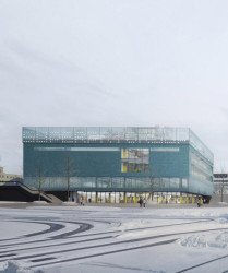 SuperPrior, vítězný návrh. Mezi 47 ateliéry zvítězil tým složený ze studií re:architekti, baukuh z Milána a Ketelbuters a Taverna z Belgie.
