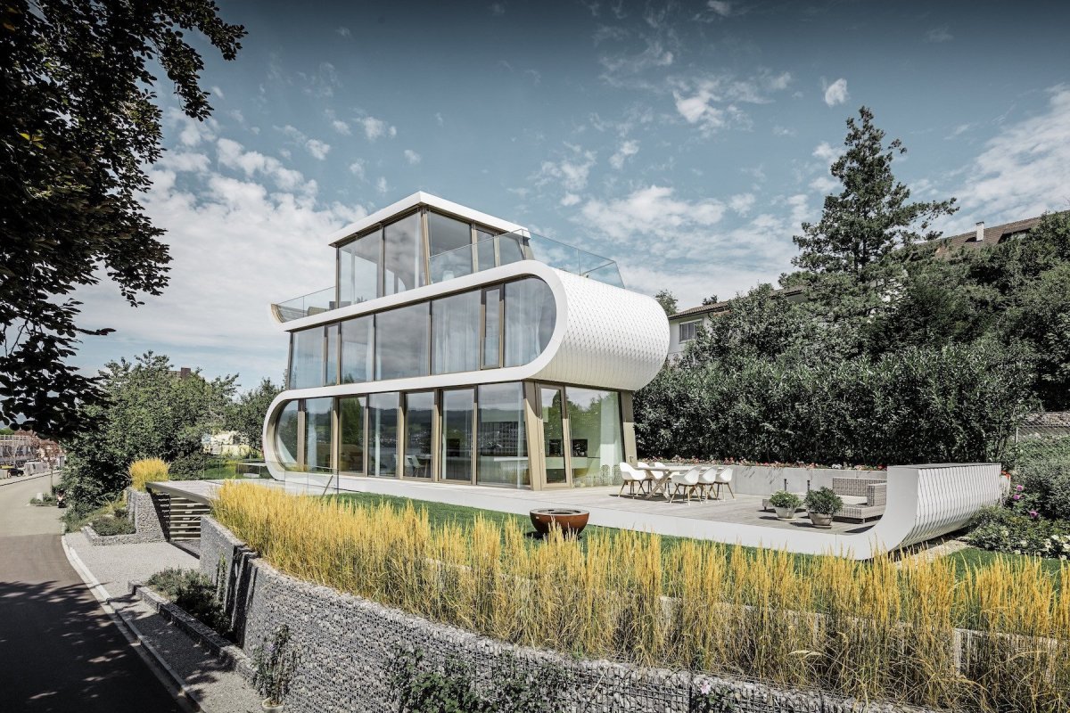Rodinný dům u Curyšského jezera Flexhouse, architekt Stefan Camenzind (Evolution Design)