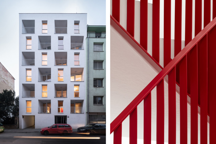 Bytový dům v ulici Bratislavská. S omezeným rozpočtem, přesto kultivovaný a městotvorný