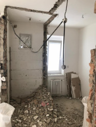 Byt P v průběhu rekonstrukce, TOITO architekti.