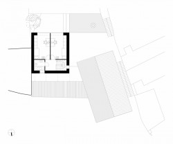 Rodinný dům v Jinonicích, Atelier 111 architekti, půdorys 2NP
