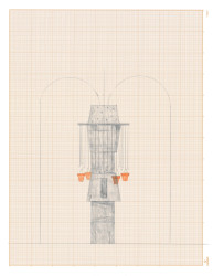 Detail nárožního betonového sloupu