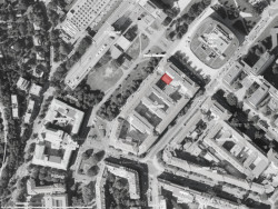 Změna využití prostoru uhelny VŠCHT, situace, ov-a