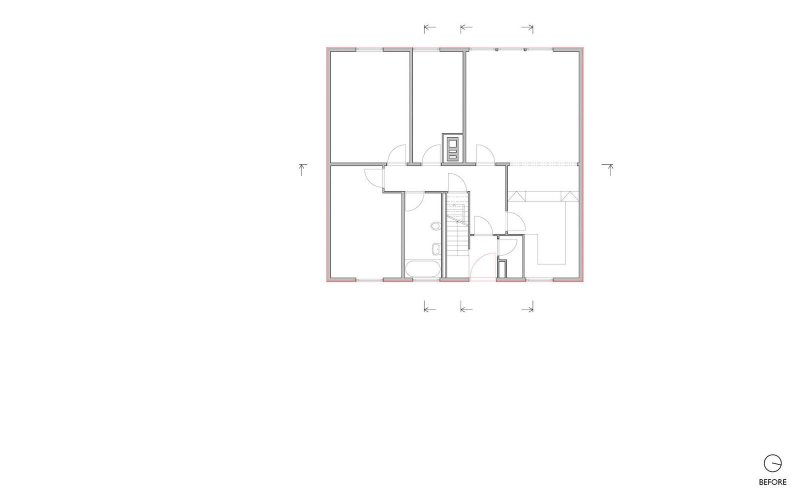 Rekonstrukce okálu, 1 np,  Pavlíček+Hulín architekti