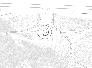 Návštěvnické centrum rezervace plameňáků v Abu Dhabi, Petr Janda / brainwork, situace
