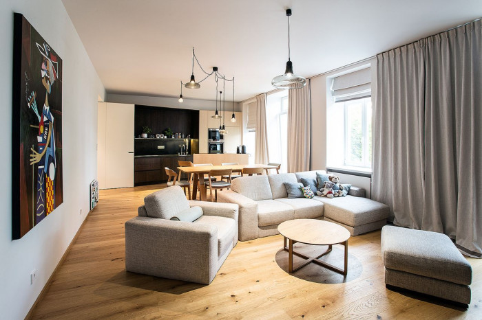 skutek architecture, Rekonstrukce bytu v centru Varšavy / Wilcza – foto