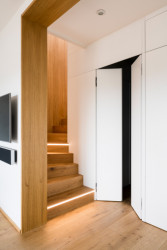 Rekonstrukce interiéru žižkovského mezonetu v Praze od No Architects