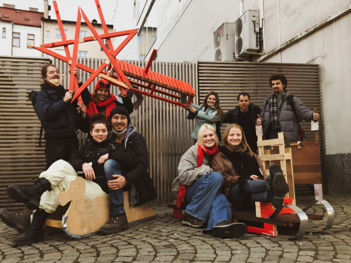 Vyhlášení studentské soutěže Ještě f kleci pořádané fakultou architektury a designu TUL v Liberci