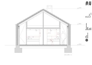 Villa Slow, řez, Laura Alvarez Architecture