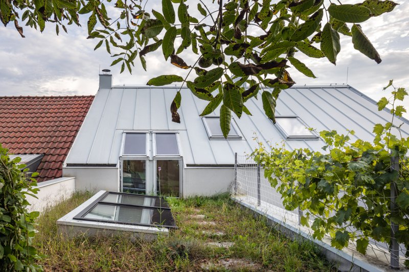 "Dům propojen se zelení" na Praze 9 od studia Iveta Langerová architekti
