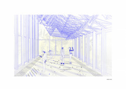 Mandelův skleník v Brně, Chybík+Krištof Architekti, vnitřní pohled