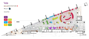 M+N Architecture, Viola Communications Office, půdorys - foto