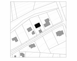 RD Mníšek pod Brdy, situace, Stempel & Tesar architekti