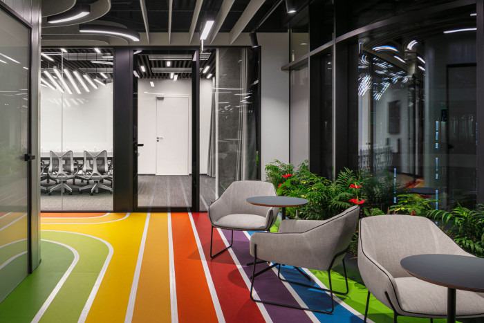 Kancelářské prostory Livesport v Praze od studia Reaktor