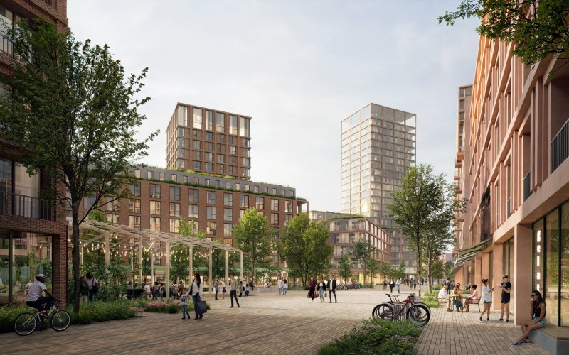 Vizualizace proměny industriální Ostravy podle dánského studia ADEPT a českých ateliérů ohboi, atelier.tečka, VEN.KU architekti, Vectura Pardubice a Afry