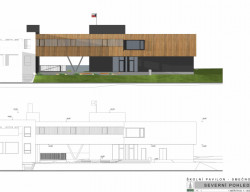 Pavilon ZŠ Smečno, LCArch s.r.o. - pohled severní