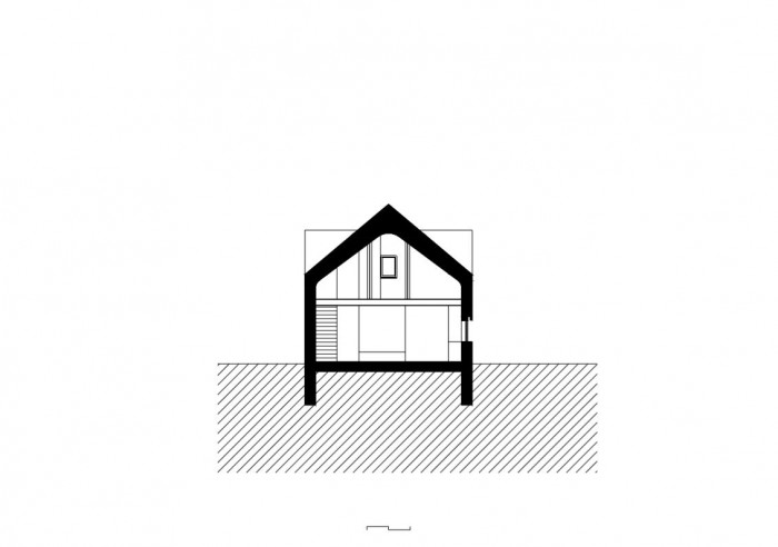 Dům pro babičku, řez, NOT BAD