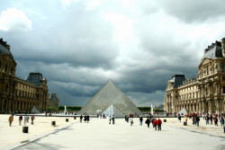 Le Grande Louvre v Paříži, I.M. Pei.