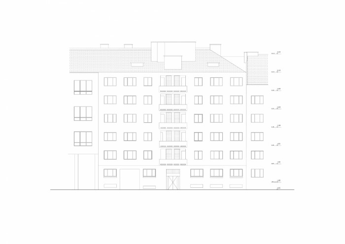 Bytový dům Račianska, GutGut, původní pohled