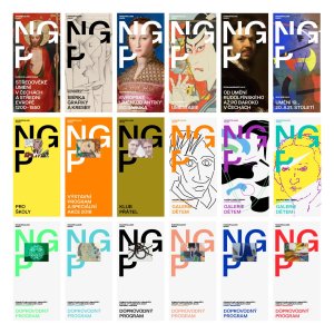 Nová vizuální identita Národní galerie Praha od studia Najbrt.