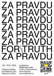 Za pravdu..., oficiální grafika výstavy.