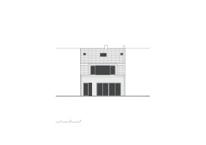 Pohled zahrada (Rekonstrukce domu na Břevnově; Mimosa architekti)