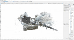 Tvrz - Zaměření pomocí nejmodernějších technologií, 3D  scaningu ( mračna bodů)  a dronů.