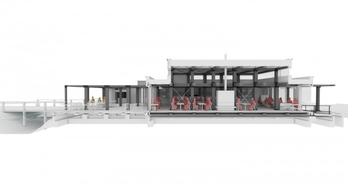 Pinus restaurant, schéma, Matúš Polák, Martin Rezník, Juraj Makový